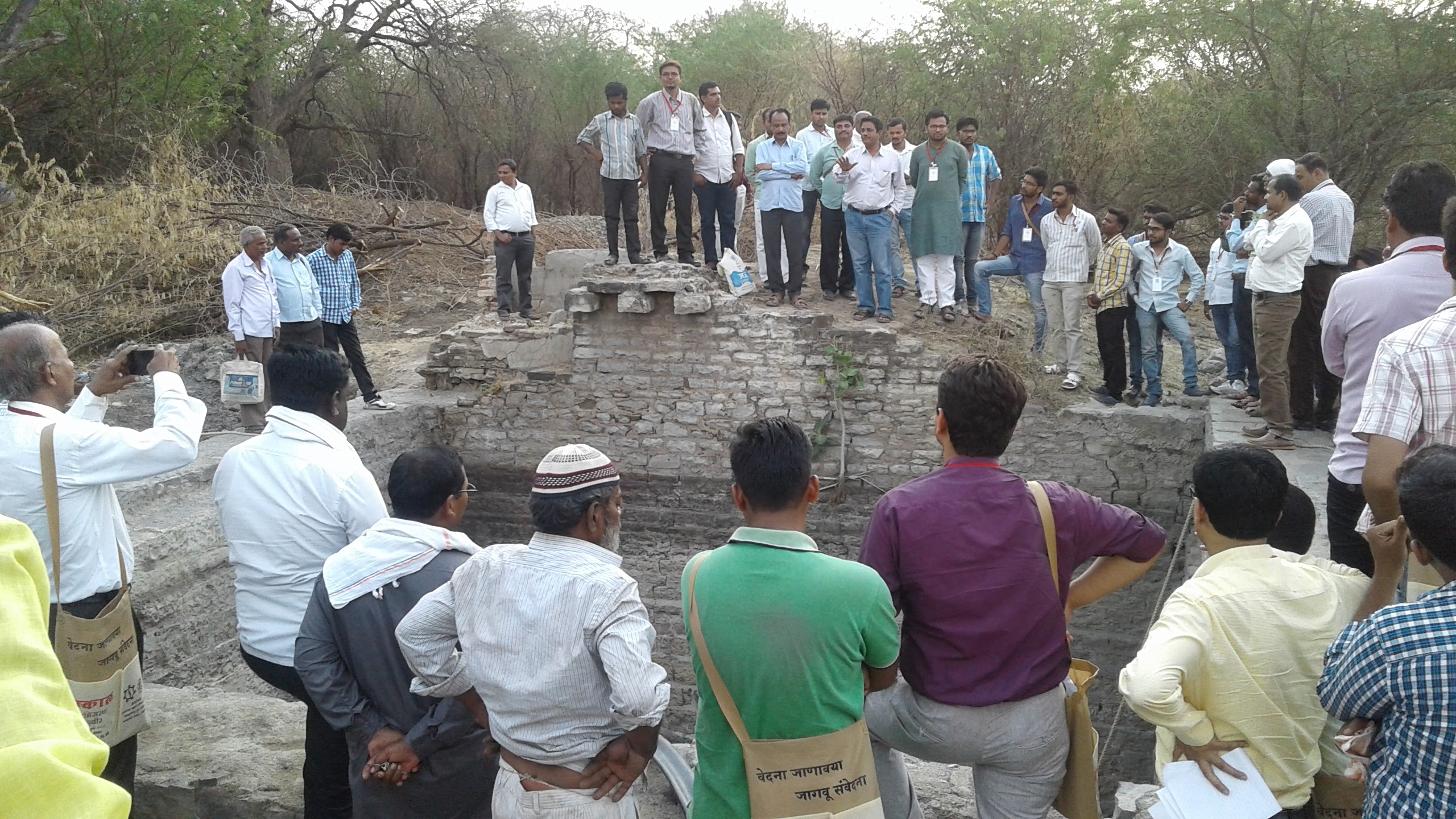 Farmers at Well